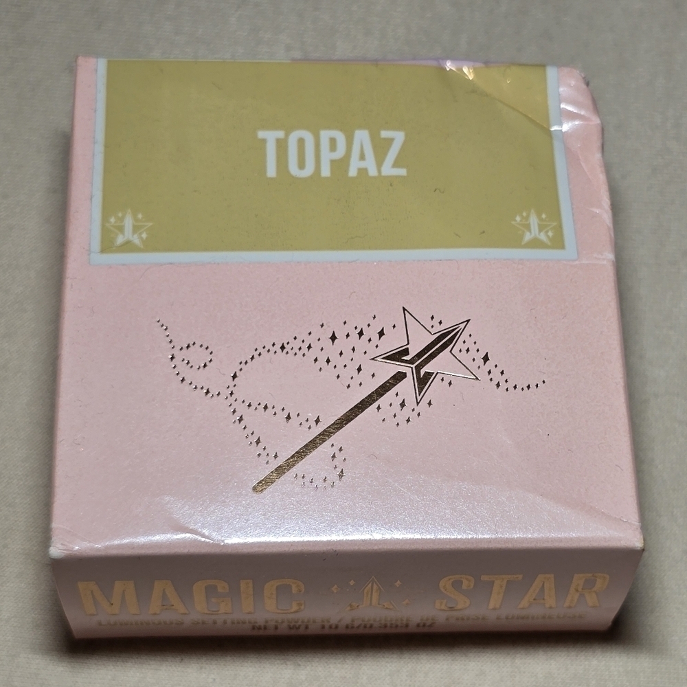BNIB Jeffree Starr Magic Star Loose Setting Powder Topaz Blurring Finishing